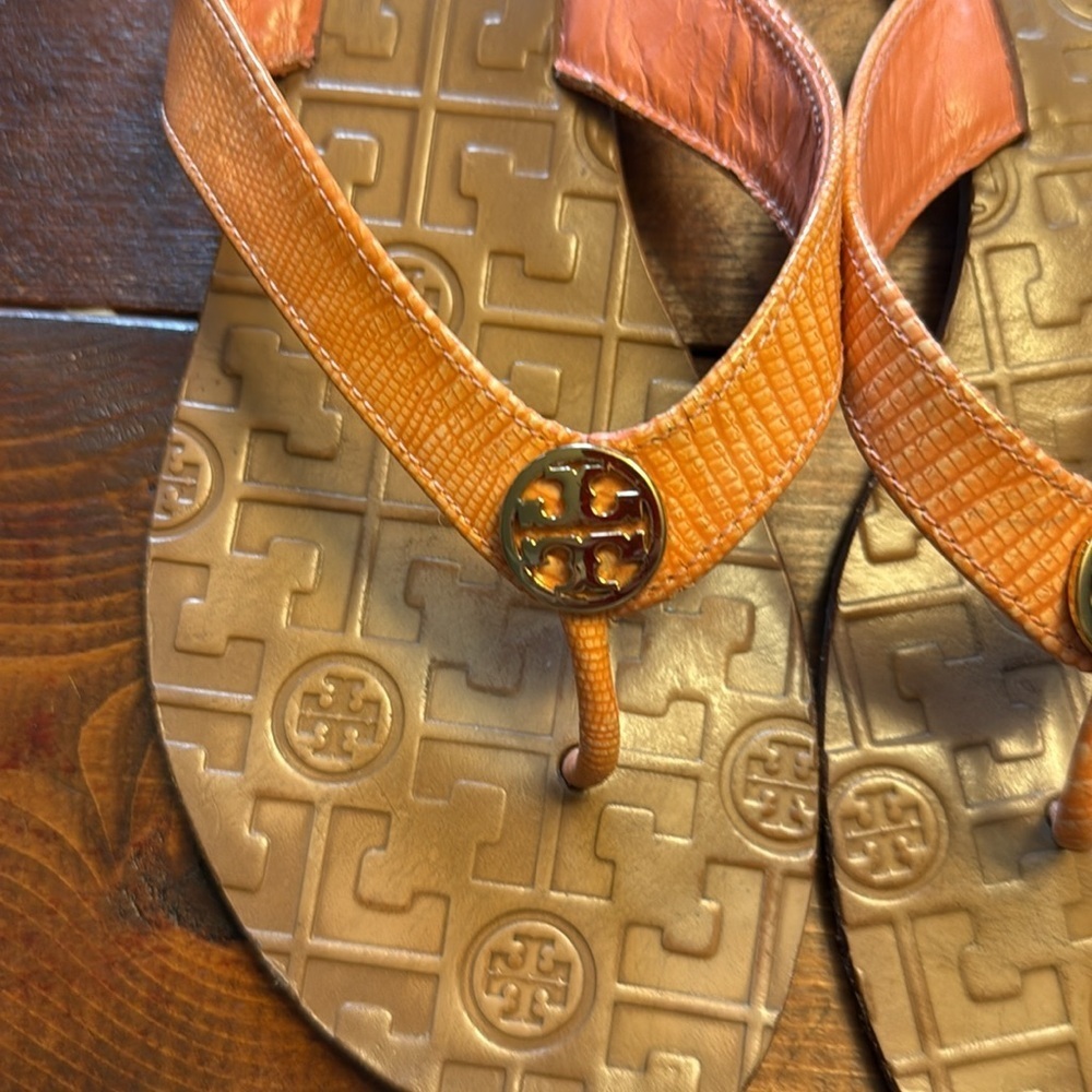 Tory Burch - Thora Coral Sandals Size 8.5 - Picture 3 of 5